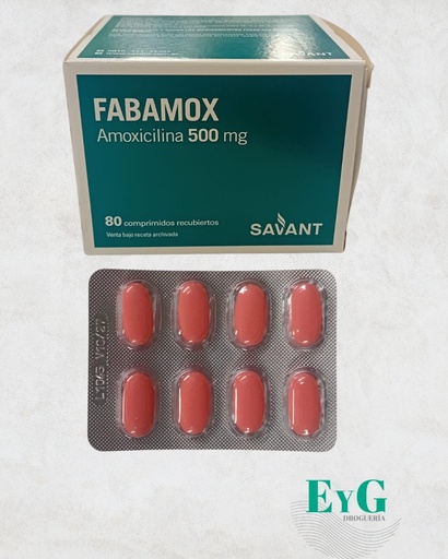 Amoxicilina 500 mg X 8 Comp - Savant