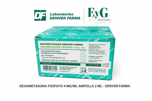 Dexametasona 8 mg/2 ml ampolla — Denver