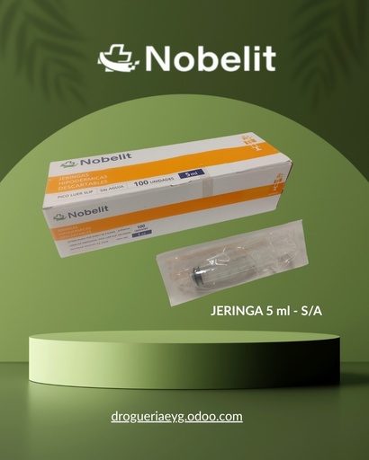 Jeringa 5 ml - S/A - Nobelit